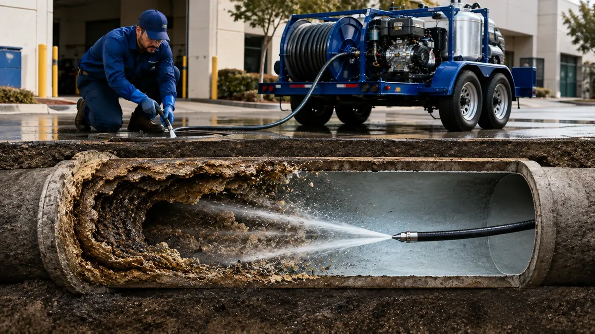 Sewer Pipe Descaling in Midway City